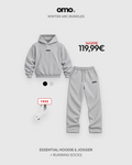 omo Winter Arc Bundle: Essential Hoodie + Jogger + Running Socks für 119,99 €