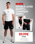 Double Layer Shorts + Compress Shirt