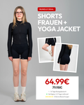 Frauen Shorts + Yoga Jacket
